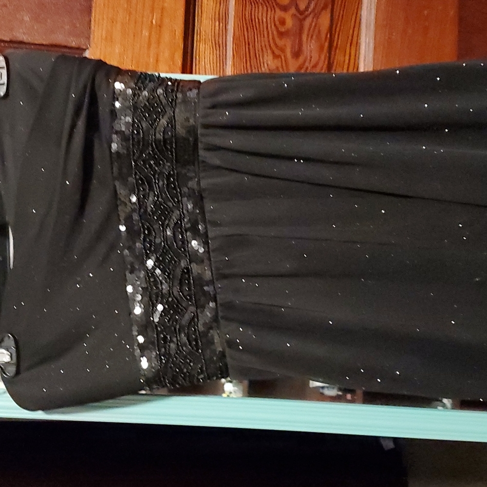 Speechless Black Sparkle Dress